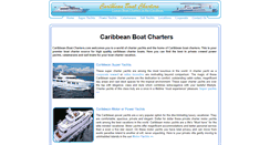 Desktop Screenshot of caribbean-boat-charters.com